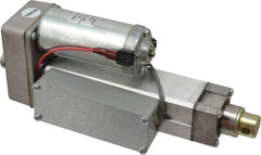 Duff-Norton - 4" Stroke Len, 25% Duty Cycle, 12 Volt, Linear Electromechanical Actuator with Limit Switch - DC Input, 0.5" per Second, 100 Lb Capacity - Eagle Tool & Supply