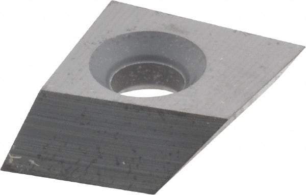 Kennametal - 4.21508666 Grade K110M Carbide Milling Insert - Uncoated, 0.197" Thick, 15mm Inscribed Circle - Eagle Tool & Supply