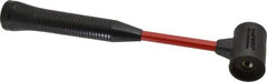 Proto - 1 Lb Head 1-1/2" Face Soft Face Hammer without Faces - 12-1/2" OAL, Fiberglass Handle - Eagle Tool & Supply