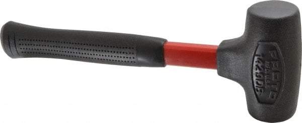 Proto - 16 oz Head 1-5/8" Face Diam Urethane Dead Blow Hammer - 12" OAL, Fiberglass Handle - Eagle Tool & Supply