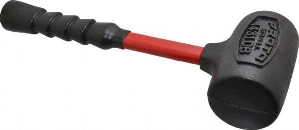 Proto - 64 oz Head 2-5/8" Face Diam Urethane Dead Blow Hammer - 14-3/8" OAL, Fiberglass Handle - Eagle Tool & Supply