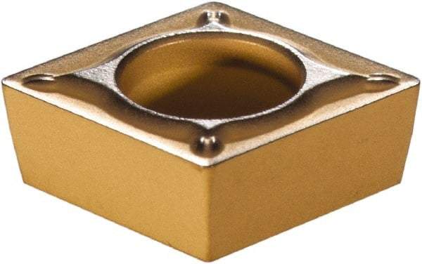 Sumitomo - CCMT32.51 ESU Grade AC630M Carbide Turning Insert - Al2O3 Finish, 80° Diamond, 3/8" Inscr Circle, 5/32" Thick, 1/64" Corner Radius - Eagle Tool & Supply