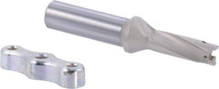 Iscar - 0.472 to 0.488" Diam, 3xD, 1.41" Max Depth, 5/8" Shank Diam, 3.95" OAL, Replaceable Tip Drill - IDI-SG, IDI-SK Insert, DCM Toolholder, Series ChamDrill - Eagle Tool & Supply