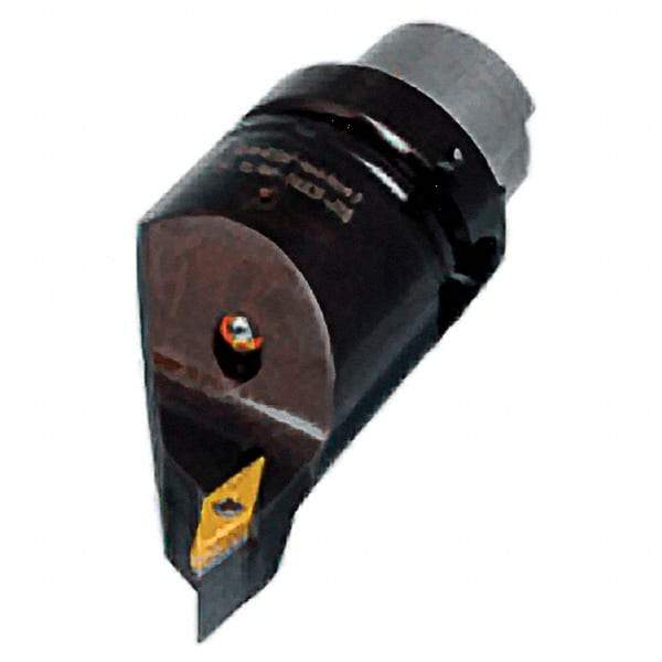 Iscar - Right Hand Cut, Size HSK A63, VBMT & VC.. Insert Compatiblity, Internal or External Modular Turning & Profiling Cutting Unit Head - 25mm Ctr to Cutting Edge, 110mm Head Length, Through Coolant, Series Isoturn - Eagle Tool & Supply