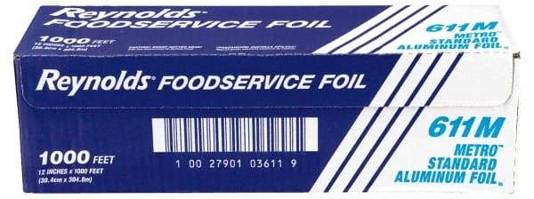 Reynolds - 12" Wide x 1,000' Long Aluminum Foil Roll - Use with Food Protection - Eagle Tool & Supply