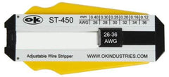 Jonard Tools - 36 to 26 AWG Capacity Precision Wire Stripper - Polycarbonate Handle - Eagle Tool & Supply