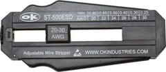 Jonard Tools - 30 to 20 AWG Capacity Precision Wire Stripper - ESD Safe Polycarbonate Handle - Eagle Tool & Supply