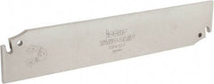 Iscar - 2.0709" Blade Height, 0.236" Blade Width, 10.236" OAL, Neutral Cut, Single End Indexable Cut-Off Blade - TGFH Blade, Tang-Grip Series - Eagle Tool & Supply