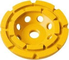 DeWALT - 7" Diam x 1-1/2" Thick, Surface Grinding Wheel - Diamond, Medium Grade, 8,700 Max RPM - Eagle Tool & Supply