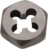 Union Butterfield - 1 11-1/2 NPT, 2-3/8" Hex, Right Hand, Hex Rethreading Die - 1" Thick, Adjustable, Chromium Steel, Series 2025 - Eagle Tool & Supply