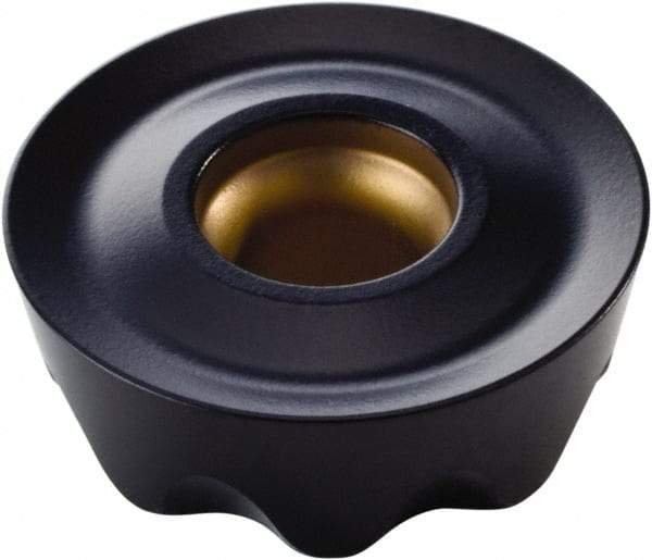 Kennametal - RPET1204M0 Grade KCPK30 Carbide Milling Insert - TiN/TiCN/Al2O3 Finish, 3/16" Thick, 12mm Inscribed Circle - Eagle Tool & Supply
