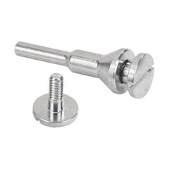 WALTER Surface Technologies - 1/4 & 3/8" Hole, Wheel Mandrel - 1/4" Shank Diam - Eagle Tool & Supply