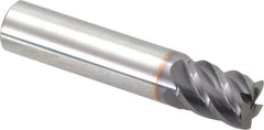 Niagara Cutter - 1/2", 5 Flute, Single End, Solid Carbide, 0.03" Corner Radius End Mill - 2-1/2" OAL, 45° Helix, Right Hand Flute, 5/8" LOC, Right Hand Cut - Eagle Tool & Supply