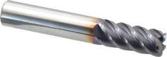 Niagara Cutter - 7/16", 5 Flute, Single End, Solid Carbide, 0.06" Corner Radius End Mill - 2-3/4" OAL, 45° Helix, Right Hand Flute, 1" LOC, Right Hand Cut - Eagle Tool & Supply