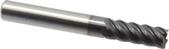 Niagara Cutter - 5/16", 5 Flute, Single End, Solid Carbide, 0.02" Corner Radius End Mill - 2-1/2" OAL, 45° Helix, Right Hand Flute, 13/16" LOC, Right Hand Cut - Eagle Tool & Supply