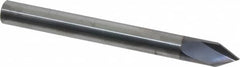 Niagara Cutter - 1/4" Diam 2 Flute Single End Solid Carbide Chamfer Mill - Eagle Tool & Supply
