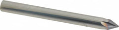Niagara Cutter - 1/4" Diam 4 Flute Single End Solid Carbide Chamfer Mill - Eagle Tool & Supply