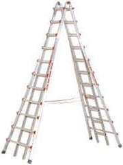 Little Giant Ladder - 21' High, Type IA Rating, Aluminum Telescoping Ladder - 300 Lb Capacity, 25' Working Length - Eagle Tool & Supply
