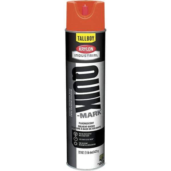 Krylon - 25 fl oz Marking Paint - 35 to 71 Sq Ft Coverage, Solvent-Based Formula - Eagle Tool & Supply