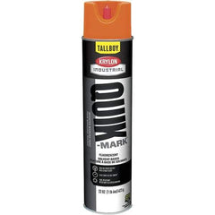 Krylon - 25 fl oz Orange Marking Paint - 35 to 71 Sq Ft Coverage, Solvent-Based Formula - Eagle Tool & Supply