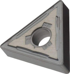 Kennametal - TNMG432 RP Grade KCU10 Carbide Turning Insert - TiAlN Finish, 60° Triangle, 1/2" Inscr Circle, 3/16" Thick, 1/32" Corner Radius - Eagle Tool & Supply