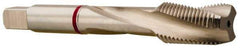 Accupro - M18x1.50 4 Flute Modified Bottoming Spiral Flute Tap - Vanadium High Speed Steel, Bright Finish, 110mm OAL, Right Hand Flute, Right Hand Thread, D6 - Eagle Tool & Supply