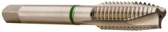 Accupro - M3x0.50, 3 Flute, Bright Finish, Vanadium High Speed Steel Spiral Point Tap - Plug Chamfer, Right Hand Thread, 48mm OAL, 11mm Thread Length, 3.581mm Shank Diam - Exact Industrial Supply