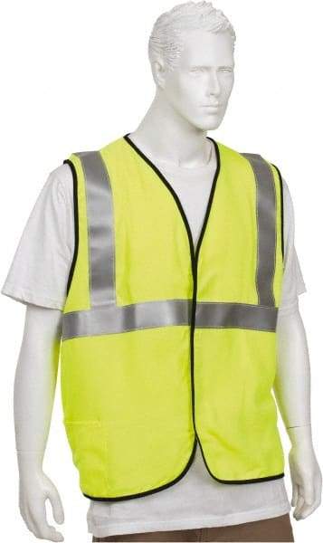OccuNomix - Size 3XL Flame Resistant/Retardant Yellow Solid General Purpose Vest - 52 to 54" Chest, ANSI 107-2015, ASTM F1506, ATPV=5.4 cal/Sq cm, NFPA 70E/HRC=1, Hook & Loop Closure, 1 Pocket, Modacrylic/Aramid Blend - Eagle Tool & Supply