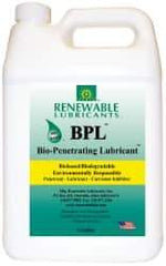 Renewable Lubricants - 1 Gal Bottle Thin Oily Film Penetrant/Lubricant - -22°F to 295°F - Eagle Tool & Supply