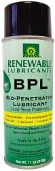 Renewable Lubricants - 11 oz Aerosol Thin Oily Film Penetrant/Lubricant - -22°F to 295°F - Eagle Tool & Supply