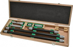 Mitutoyo - 4 to 52 Inch Range, Mechanical Inside Tubular Micrometer - 0.001 Inch Graduation, 0.00012+m+0.00004xR/20 Inch Accuracy - Eagle Tool & Supply