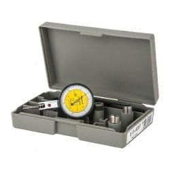 Mitutoyo - 0.03 Inch Range, 0.0005 Inch Dial Graduation, Horizontal Dial Test Indicator - 1.5748 Inch, 0-15-0; 0-35-0 Dial Reading, Accurate to 0.0005 Inch - Eagle Tool & Supply