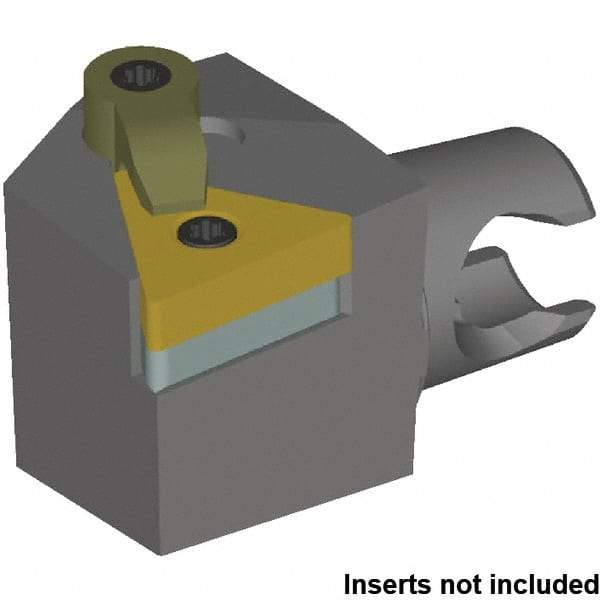 Kennametal - Left Hand Cut, Size KM25, TN..160408/TN..332 Insert Compatiblity, Modular Turning & Profiling Cutting Unit Head - 16mm Ctr to Cutting Edge, 30mm Head Length - Eagle Tool & Supply