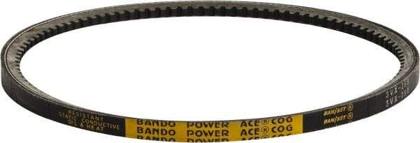 Bando - Section 3VX, 3/8" Wide, 30" Outside Length, V-Belt - Rubber Compound, Black, Narrow Cogged, No. 3VX300 - Eagle Tool & Supply