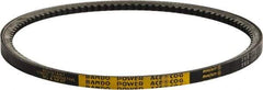 Bando - Section 3VX, 3/8" Wide, 36" Outside Length, V-Belt - Rubber Compound, Black, Narrow Cogged, No. 3VX360 - Eagle Tool & Supply