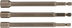 Wiha - 1/4" Drive, Nut Setter Screwdriver Bit - 12" OAL - Eagle Tool & Supply