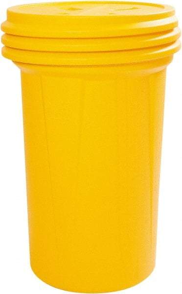 Eagle - 57 Gallon Closure Capacity, Screw On Closure, Yellow Overpack - 55 Gallon Container, HDPE, 550 Lb. Capacity, UN; DOT Listing - Eagle Tool & Supply