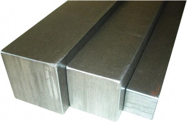 Value Collection - 1-1/2" Square x 6" Long Steel Square Bar - 1018 Steel - Eagle Tool & Supply