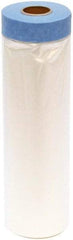 TRIMACO - Medium Weight HDPE Plastic Drop Cloth - 72' x 4', 0.004" Thick, Tape & Drape - Eagle Tool & Supply