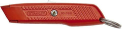 Stanley - Retractable Utility Knife - Orange Metal Handle, 1 Blade Included - Eagle Tool & Supply