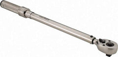 CDI - 1/2" Drive Micrometer Torque Wrench - 34 N/m to 197 N/m Torque, 19" OAL, 1.4 N/m Graduation, Pear Head - Eagle Tool & Supply