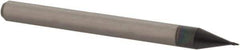 Accupro - 1/64", 0.022" LOC, 1/8" Shank Diam, 1-1/2" OAL, 2 Flute, Solid Carbide Square End Mill - Single End, AlTiN Finish, Spiral Flute, 30° Helix, Centercutting, Right Hand Cut, Right Hand Flute, Series Miniature - Eagle Tool & Supply