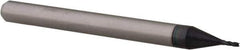 Accupro - 0.026", 0.078" LOC, 1/8" Shank Diam, 1-1/2" OAL, 4 Flute, Solid Carbide Square End Mill - Single End, AlTiN Finish, Spiral Flute, 30° Helix, Centercutting, Right Hand Cut, Right Hand Flute, Series Miniature - Eagle Tool & Supply