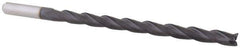 Accupro - 1/8", 1-7/8" LOC, 1/8" Shank Diam, 3" OAL, 3 Flute, Solid Carbide Square End Mill - Single End, AlTiN Finish, Spiral Flute, 30° Helix, Centercutting, Right Hand Cut, Right Hand Flute, Series Miniature - Eagle Tool & Supply