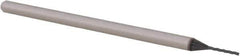 Accupro - 0.03", 1/4" LOC, 1/8" Shank Diam, 2-1/2" OAL, 3 Flute, Solid Carbide Square End Mill - Single End, AlTiN Finish, Spiral Flute, 30° Helix, Centercutting, Right Hand Cut, Right Hand Flute, Series Miniature - Eagle Tool & Supply
