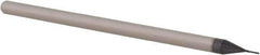 Accupro - 1/64", 0.078" LOC, 1/8" Shank Diam, 2-1/2" OAL, 3 Flute, Solid Carbide Square End Mill - Single End, AlTiN Finish, Spiral Flute, 30° Helix, Centercutting, Right Hand Cut, Right Hand Flute, Series Miniature - Eagle Tool & Supply