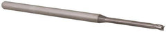 Accupro - 5/64", 0.117" LOC, 1/8" Shank Diam, 2-1/2" OAL, 3 Flute, Solid Carbide Square End Mill - Single End, Uncoated, Spiral Flute, 30° Helix, Centercutting, Right Hand Cut, Right Hand Flute, Series Miniature - Eagle Tool & Supply