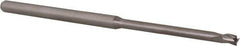 Accupro - 3/32", 0.139" LOC, 1/8" Shank Diam, 2-1/2" OAL, 3 Flute, Solid Carbide Square End Mill - Single End, Uncoated, Spiral Flute, 30° Helix, Centercutting, Right Hand Cut, Right Hand Flute, Series Miniature - Eagle Tool & Supply