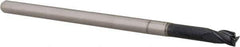 Accupro - 1/8", 0.187" LOC, 1/8" Shank Diam, 2-1/2" OAL, 3 Flute, Solid Carbide Square End Mill - Single End, AlTiN Finish, Spiral Flute, 30° Helix, Centercutting, Right Hand Cut, Right Hand Flute, Series Miniature - Eagle Tool & Supply