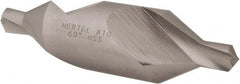 Hertel - #10 Plain Cut 60° Incl Angle High Speed Steel Combo Drill & Countersink - Eagle Tool & Supply